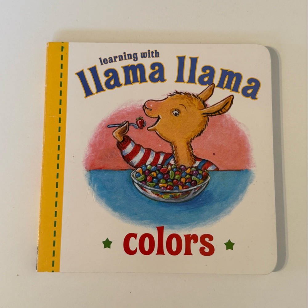 Learning with Llama Llama by Ann Dewdny Colors Book Toddler Food Colors